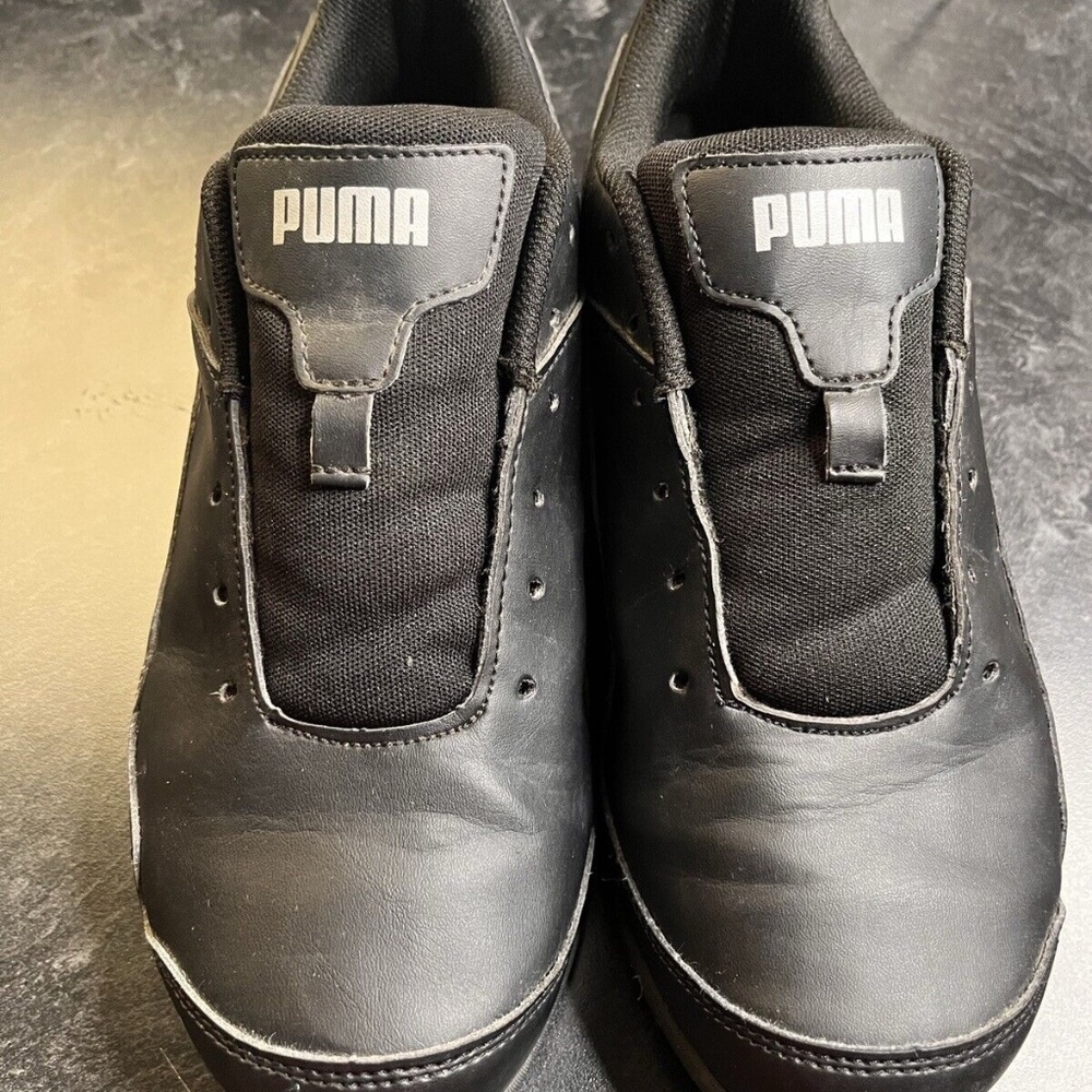 ALMOST BRAND NEW Men's Puma Talon Black/Silver Stitch Sz. 9 Shoes